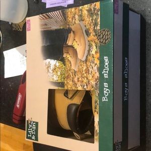 Lily & Dan Child size 11/12 suede work boot new